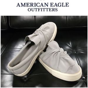 American Eagle | Slip-on Knotted Shoes Grey